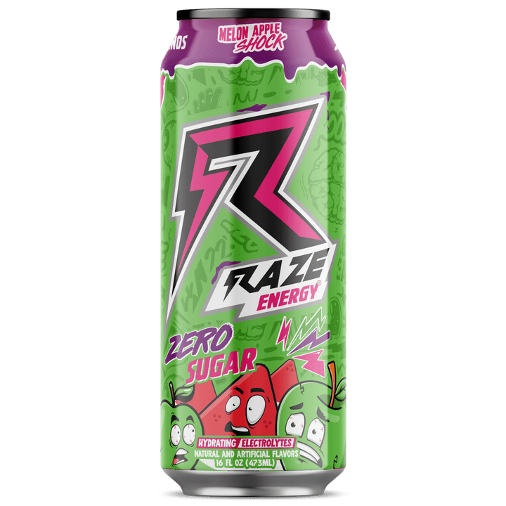 Raze Energy Drink Melon Apple Shock | Anthem Supplements Canada