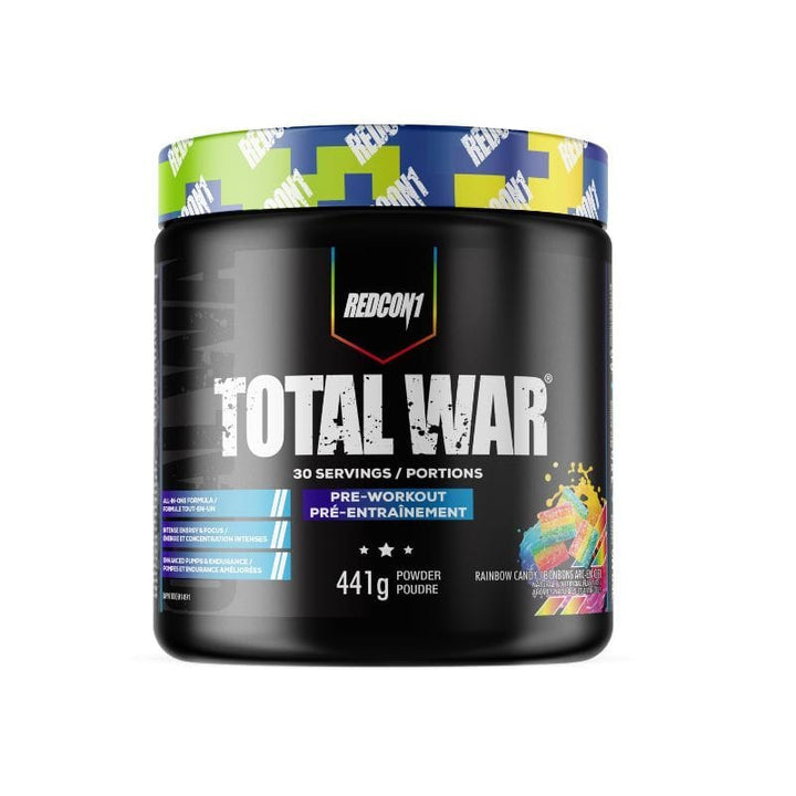 Redcon1 Total War 30 Servings Rainbow Candy | Anthem Supplements Canada