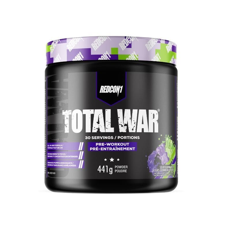 Redcon1 Total War 30 Servings Sour Gummy Bear | Anthem Supplements Canada