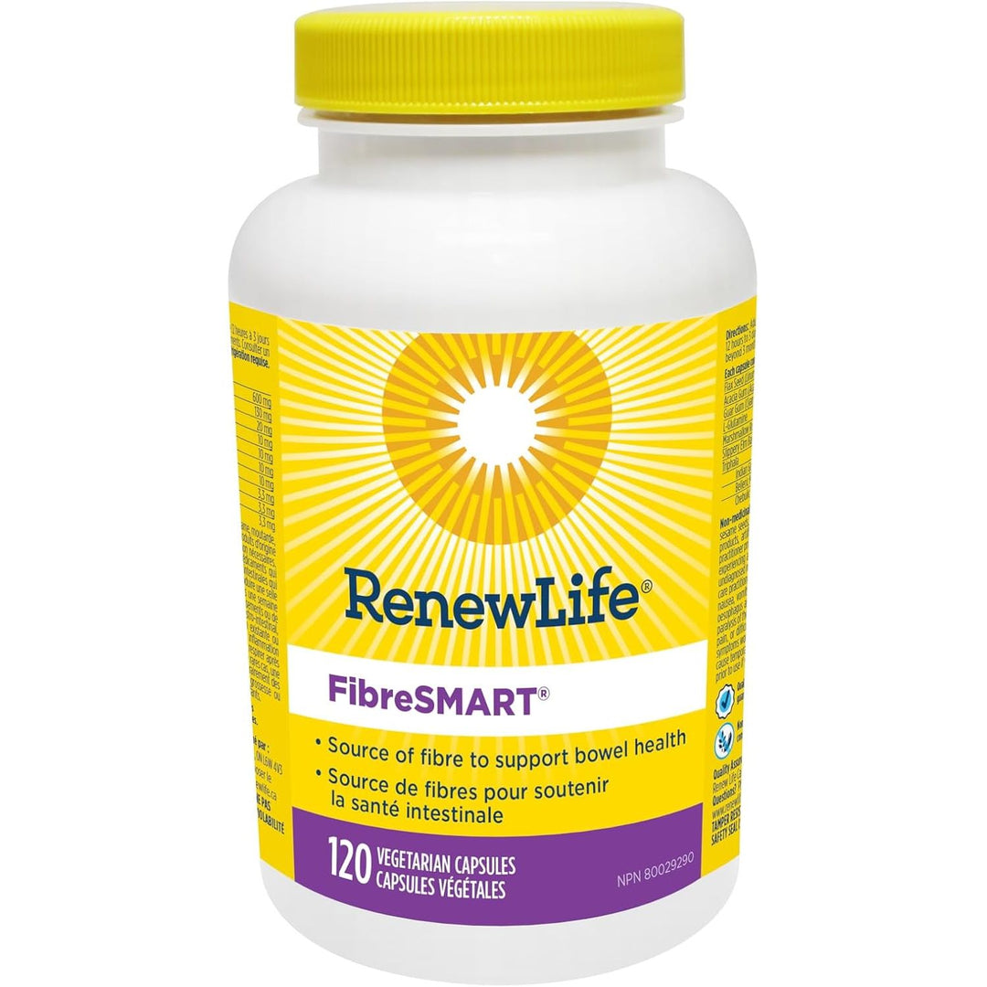 Renew Life Fibre Smart 120 Count | Anthem Supplements Canada