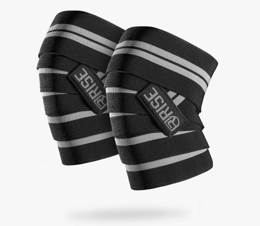 Rise Knee Wraps - Black Edition | Anthem Supplements Canada
