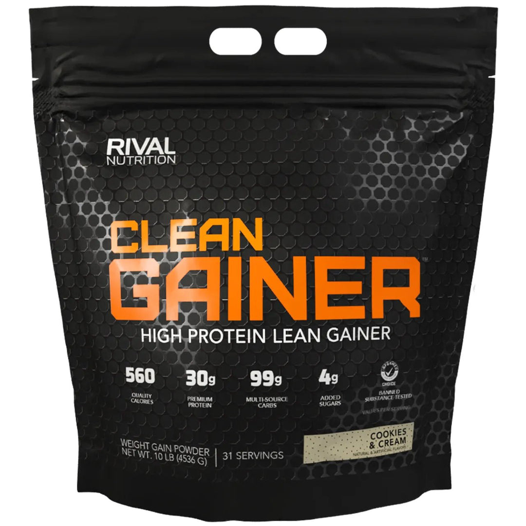 Rival Nutrition Clean Gainer Cookies & Cream | Anthem Supplements Canada
