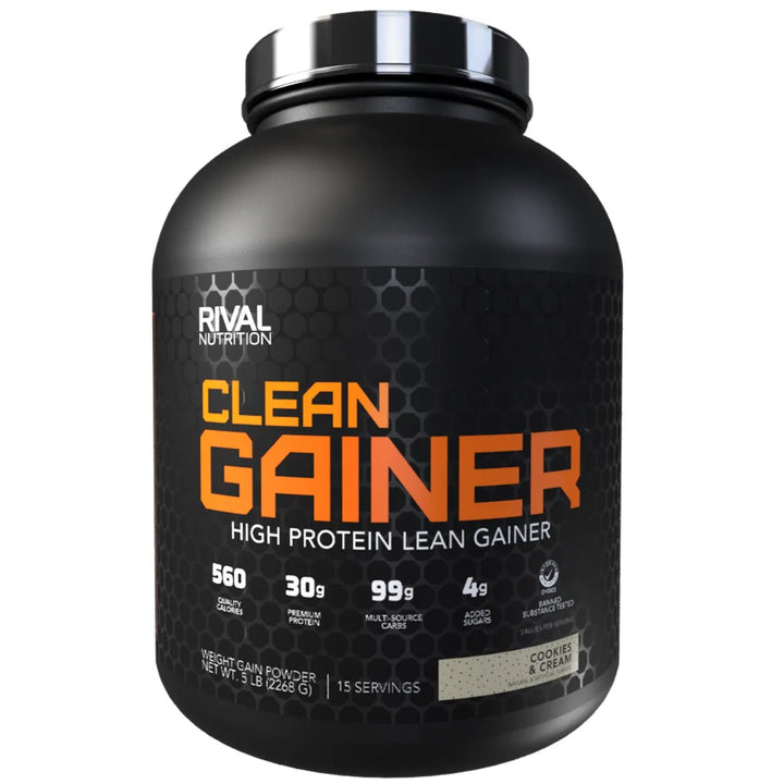Rival Nutrition Clean Gainer Cookies & Cream | Anthem Supplements Canada