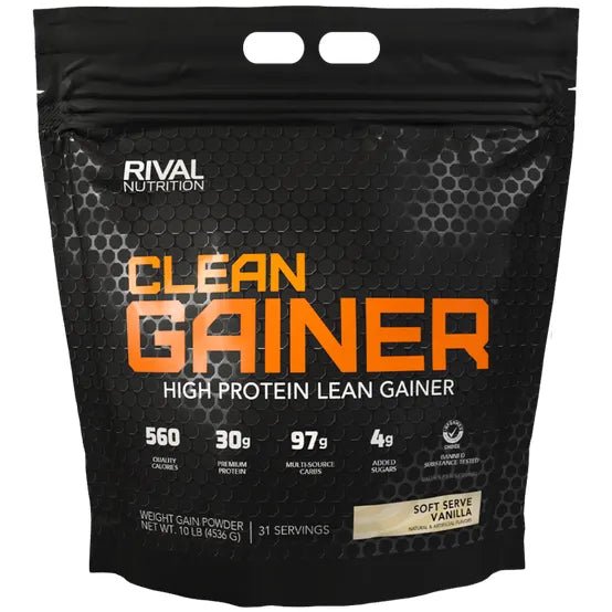 Rival Nutrition Clean Gainer Soft Serve Vanilla | Anthem Supplements Canada