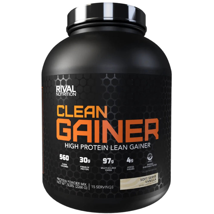 Rival Nutrition Clean Gainer Soft Serve Vanilla | Anthem Supplements Canada