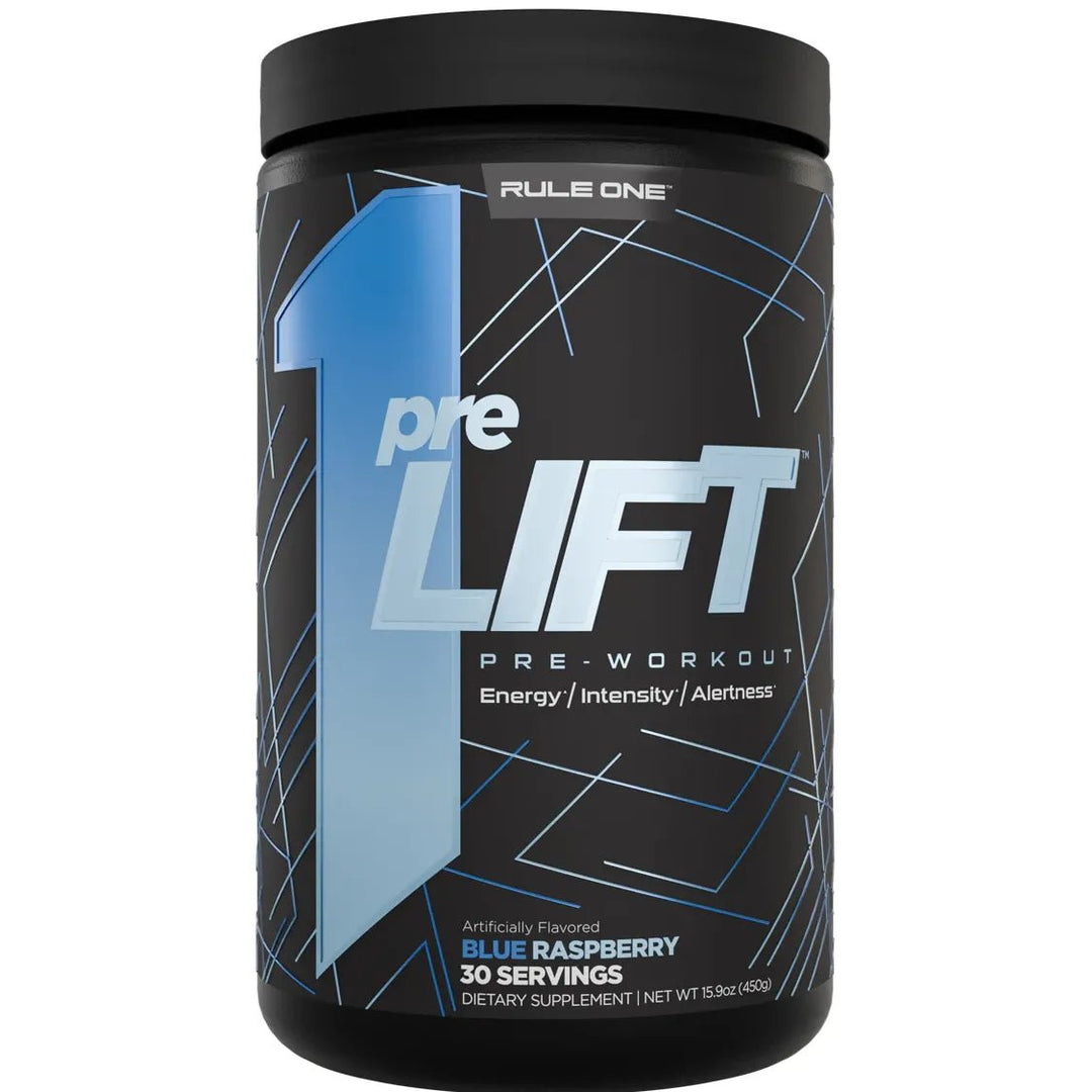 Rule One R1 PreLIFT Blue Raspberry | Anthem Supplements Canada
