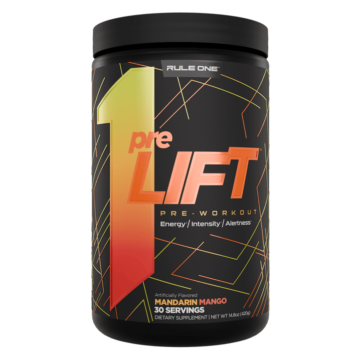 Rule One R1 PreLIFT Mandarin Mango | Anthem Supplements Canada