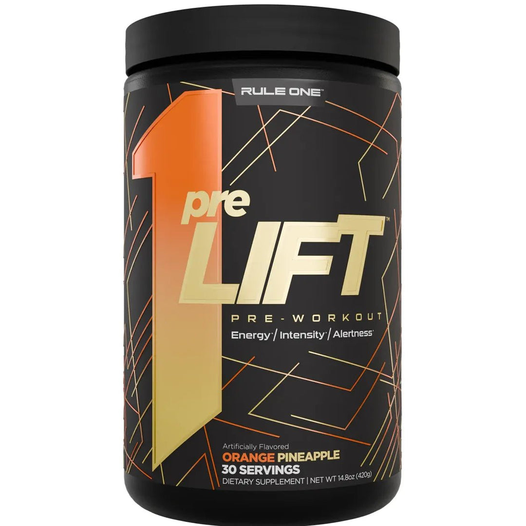 Rule One R1 PreLIFT Orange Pineapple | Anthem Supplements Canada