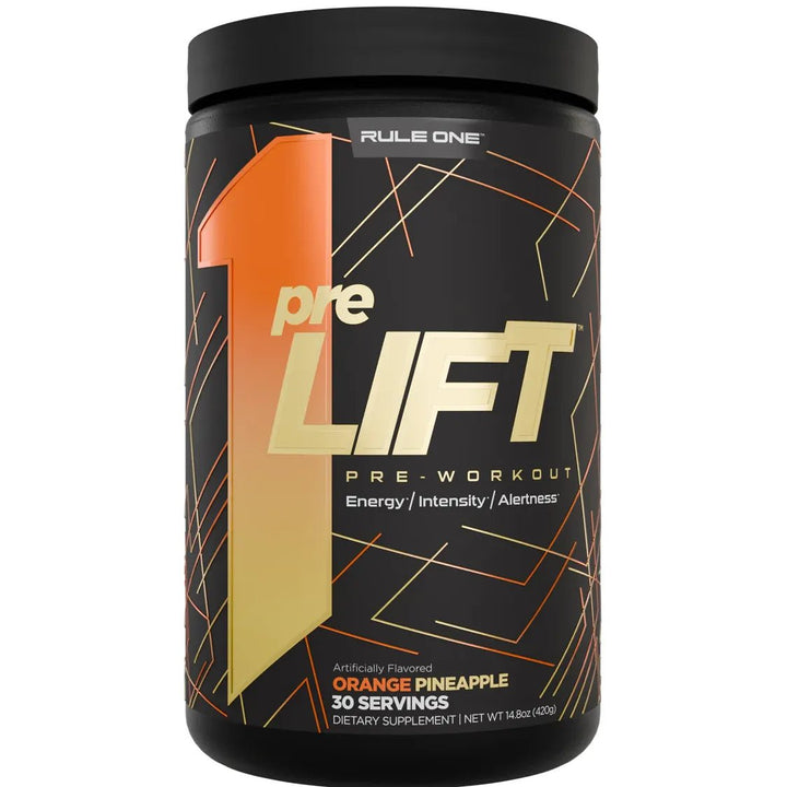 Rule One R1 PreLIFT Orange Pineapple | Anthem Supplements Canada
