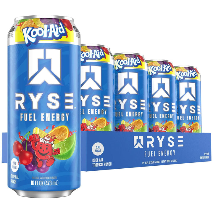 Ryse Fuel Energy Drink Kool - Aid Tropical Punch | Anthem Supplements Canada