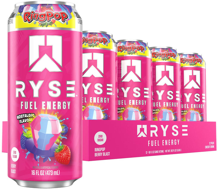 Ryse Fuel Energy Drink Ring Pop Berry | Anthem Supplements Canada