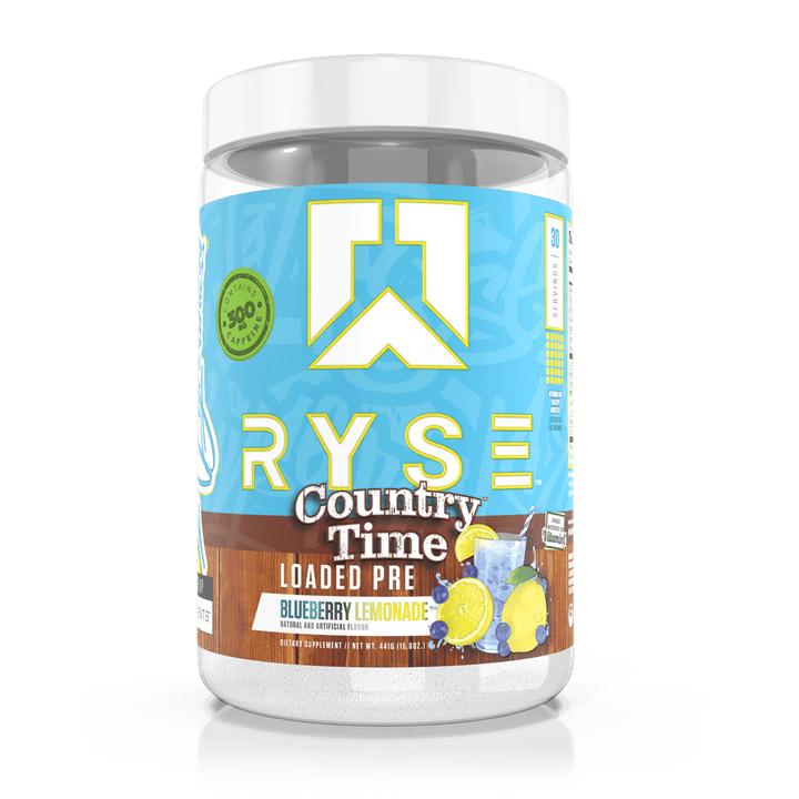 Ryse Loaded Pre Country Time Blueberry Lemonade | Anthem Supplements Canada