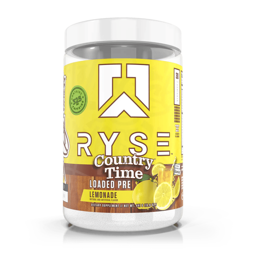 Ryse Loaded Pre Country Time Lemonade | Anthem Supplements Canada