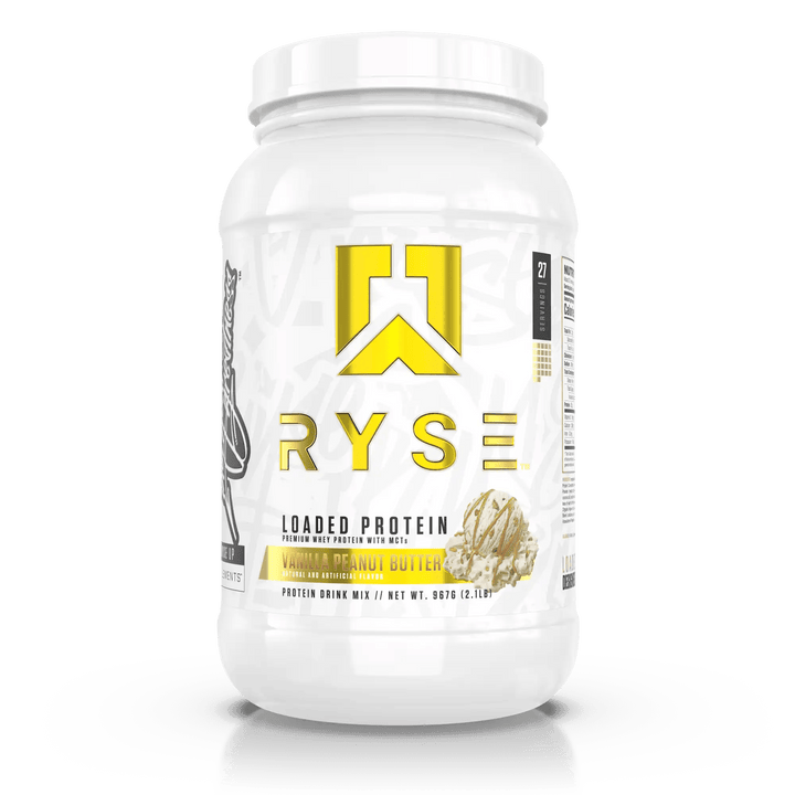 Ryse Loaded Protein - 27 Servings Vanilla Peanut Butter | Anthem Supplements Canada