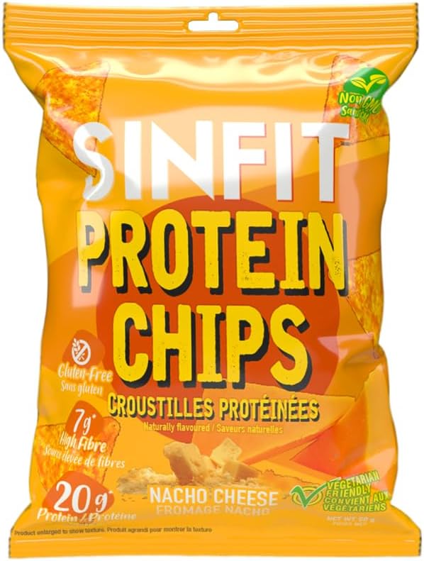 SinFit Protein Chips Nacho Cheese | Anthem Supplements Canada