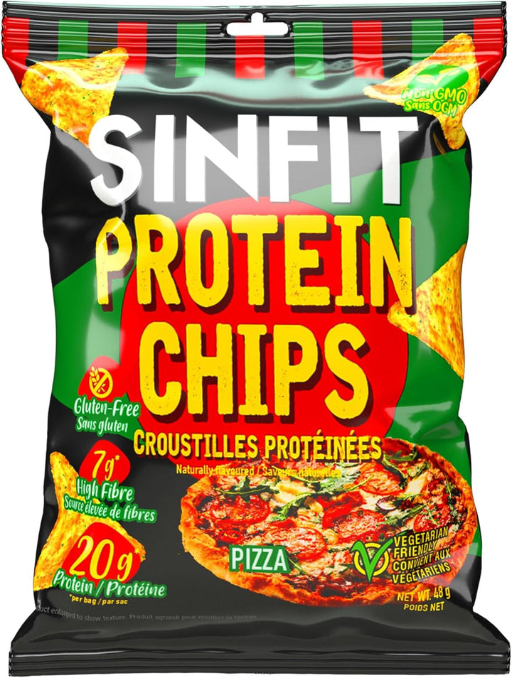 SinFit Protein Chips Pizza | Anthem Supplements Canada