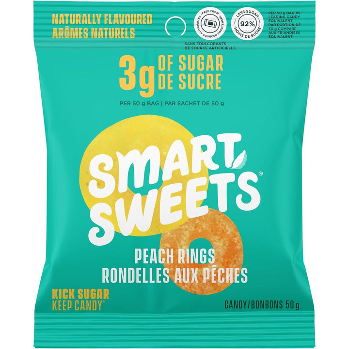 SmartSweets Peach Rings | Anthem Supplements Canada