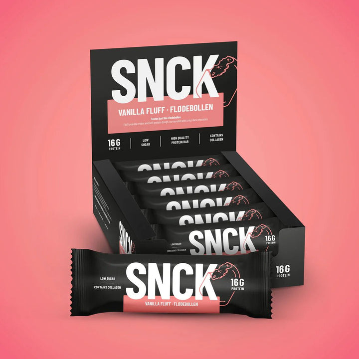 SNCK Protein Bar Vanilla Fluff | Anthem Supplements Canada