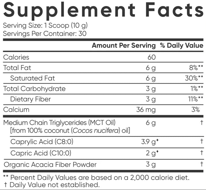 Sports Research Organic MCT Oil Powder 280g | Anthem Supplements Canada