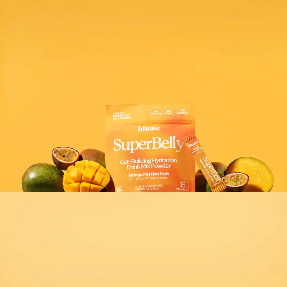 SuperBelly Gut - Building Hydration 60g Mango Passionfruit | Anthem Supplements Canada