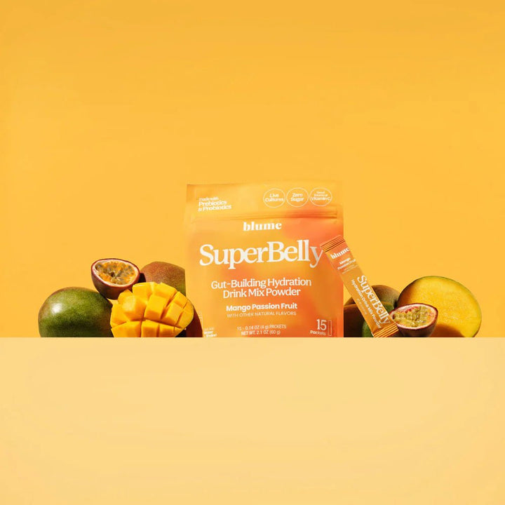 SuperBelly Gut - Building Hydration 60g Mango Passionfruit | Anthem Supplements Canada