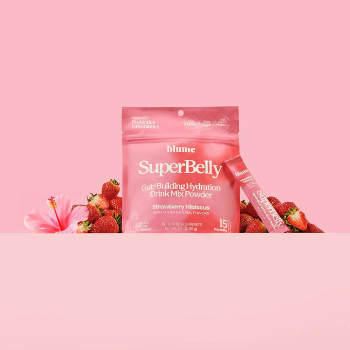 SuperBelly Gut - Building Hydration 60g Strawberry | Anthem Supplements Canada