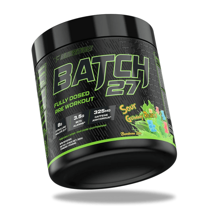 TC Nutrition Batch 27 Sour Gummy Bears | Anthem Supplements Canada