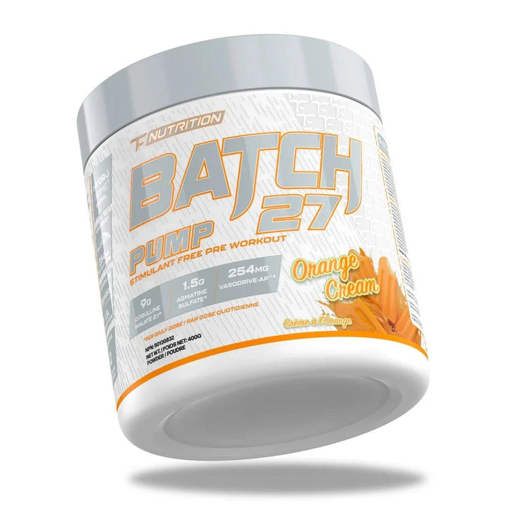 TC Nutrition Batch 27 Stim Free Pump Orange Cream | Anthem Supplements Canada
