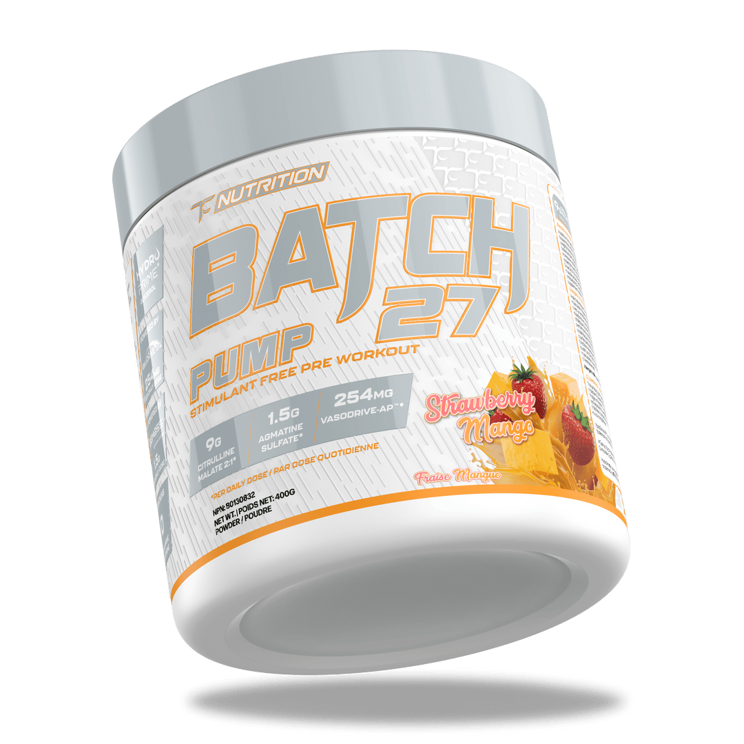 TC Nutrition Batch 27 Stim Free Pump Strawberry Mango | Anthem Supplements Canada