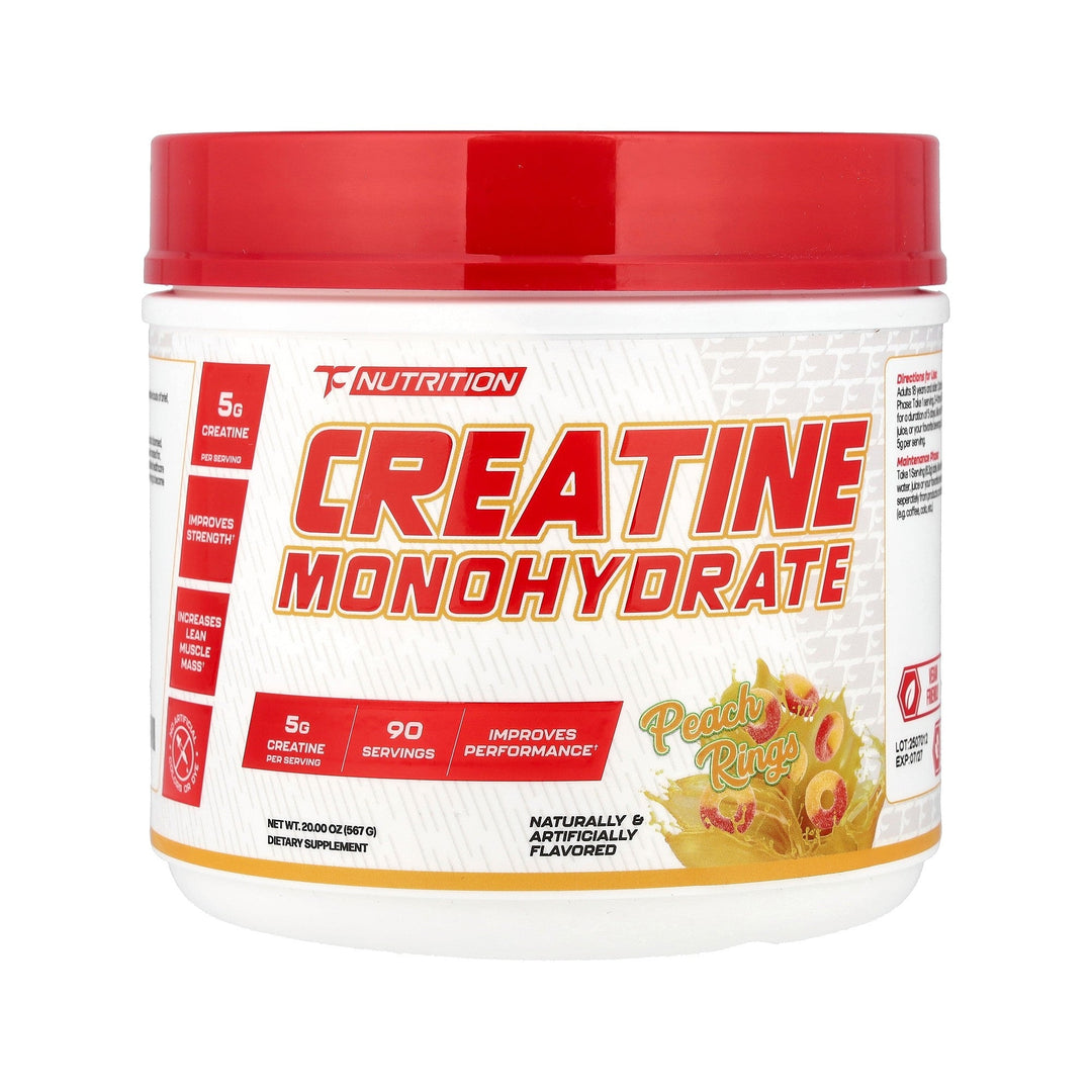 TC Nutrition Creatine Monohydrate Peach Rings | Anthem Supplements Canada