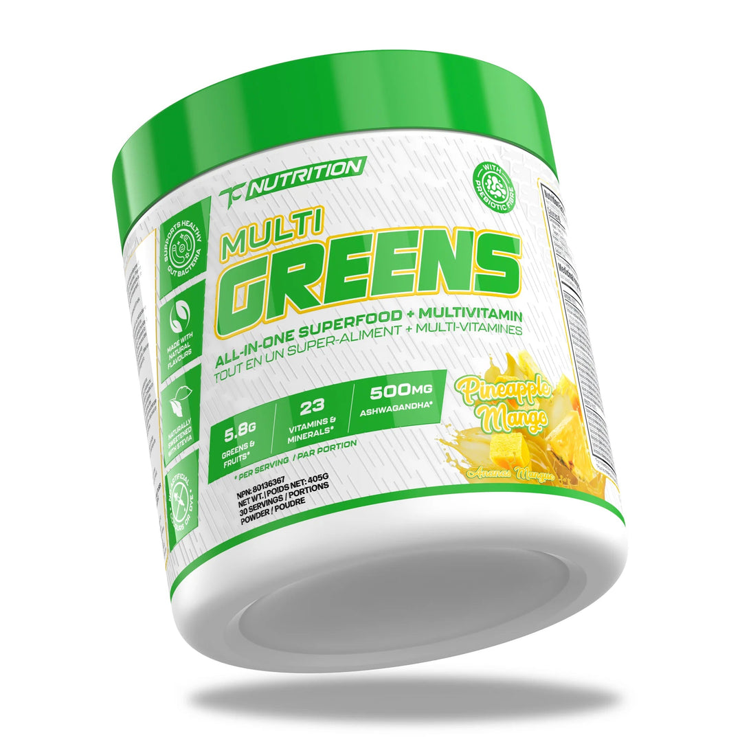 TC Nutrition Multi Greens Pineapple Mango | Anthem Supplements Canada