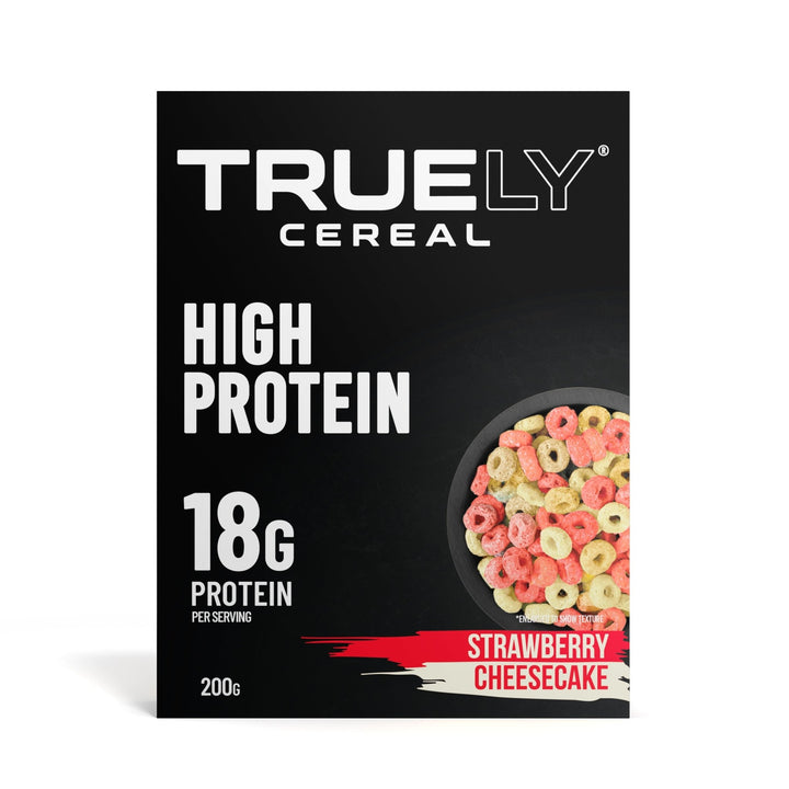 Truely Protein Cereal - 198g Strawberry Cheesecake | Anthem Supplements Canada