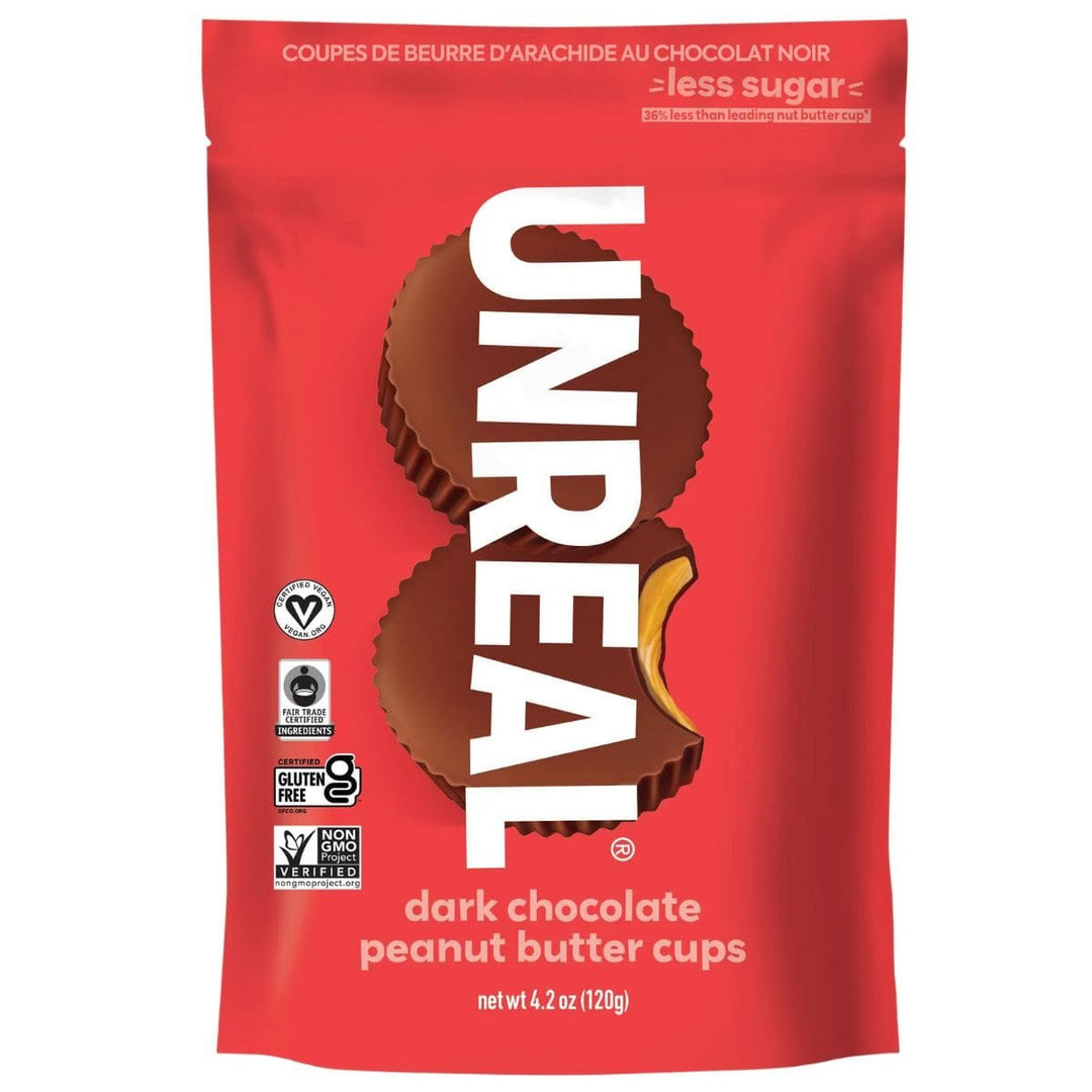 Unreal Peanut Butter Cups Dark Chocolate | Anthem Supplements Canada