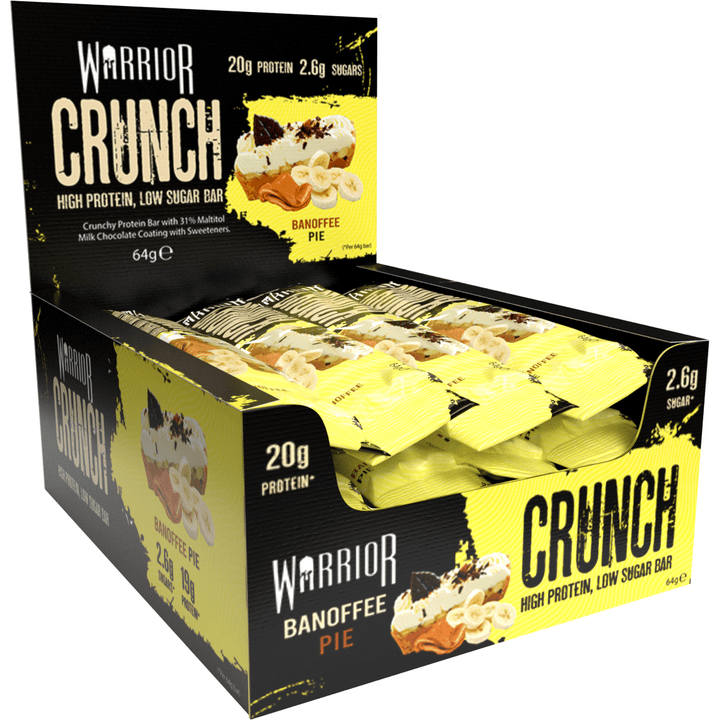 Warrior Crunch Bar Banoffee Pie | Anthem Supplements Canada