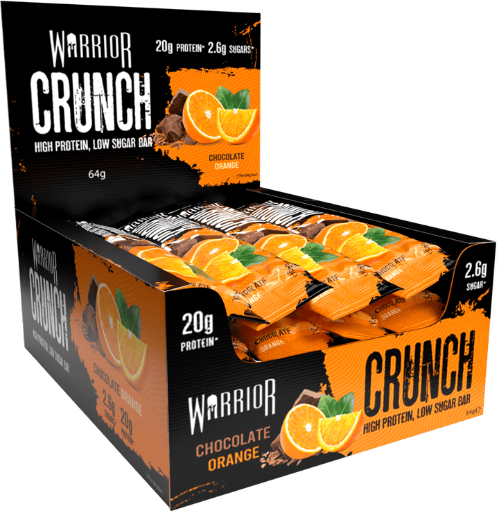 Warrior Crunch Bar Chocolate Orange | Anthem Supplements Canada