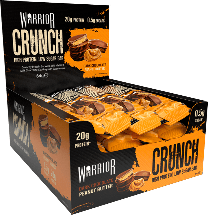 Warrior Crunch Bar Dark Chocolate Peanut Butter | Anthem Supplements Canada