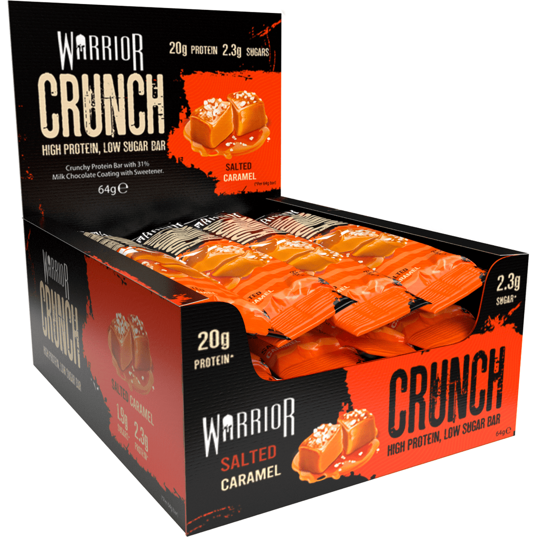 Warrior Crunch Bar Salted Caramel | Anthem Supplements Canada