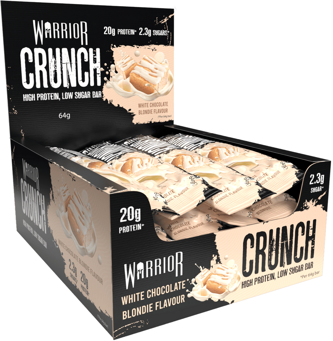 Warrior Crunch Bar White Chocolate Blondie | Anthem Supplements Canada