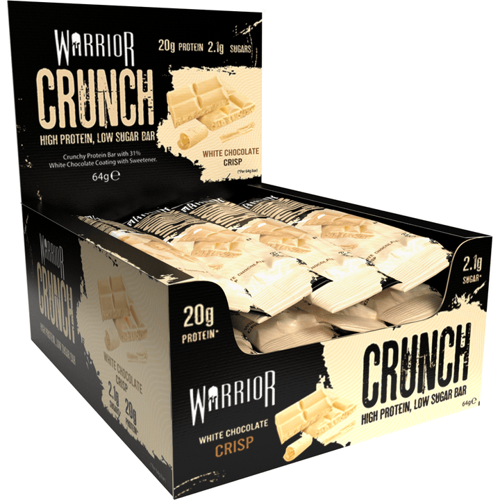 Warrior Crunch Bar White Chocolate Crisp | Anthem Supplements Canada